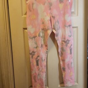 Girl's 2xl Tie Dye Leggings